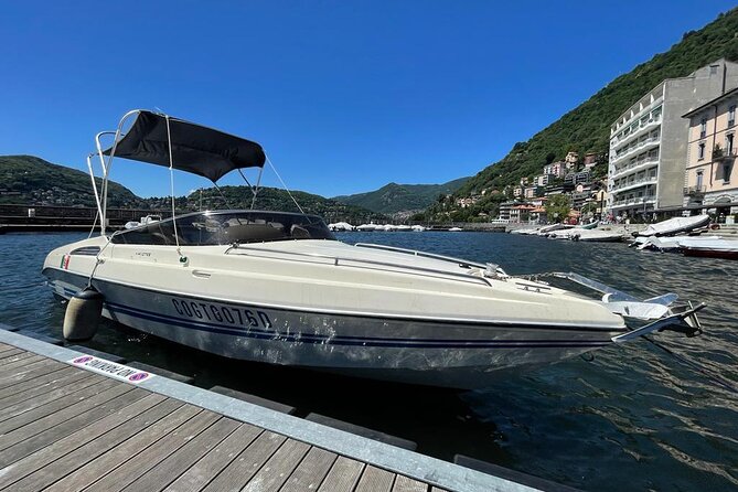 1 Hour Private and Guided Cruise to Lake Como Mostes motorboat - Tavernola, Cernobbio, and Lake Como’s grandest addresses