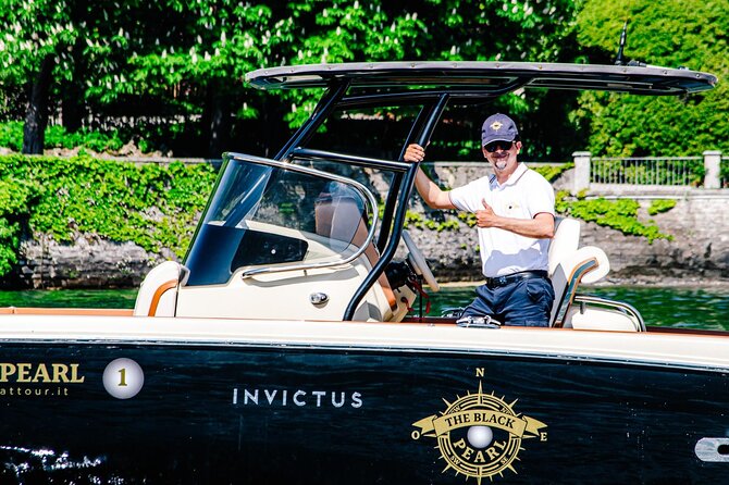 1H Luxury Cruise Como Lake Tender Yacht Invictus 9 Pax - The yacht, group size, and comfort