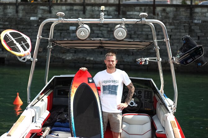 1H Wakeboard and Wakesurf on Lake Como with Mastercraft Boat - What a one-hour outing looks like from Como