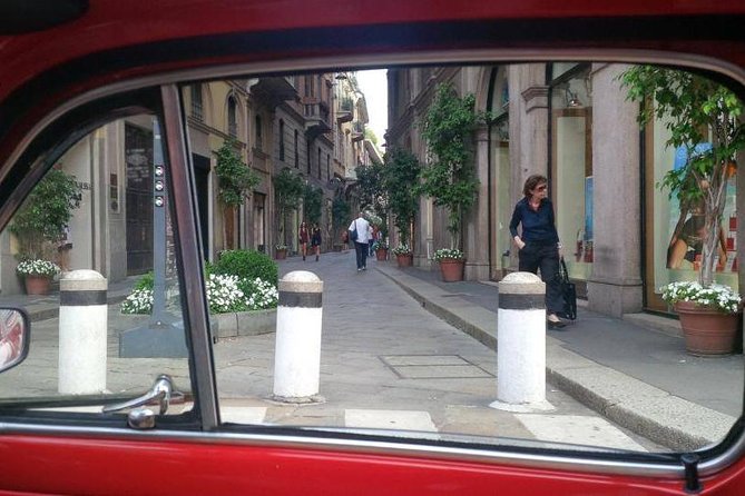 2 hour Vintage Fiat 500 Central City Tour in Milan - Roman ruins behind Corso Magenta