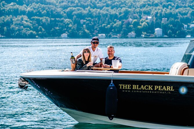 3H Guided Cruise Stop Bellagio Tender yacht Invictus 9 Pax - Cernobbio, Villa Erba, and the celebrity-villa stretch