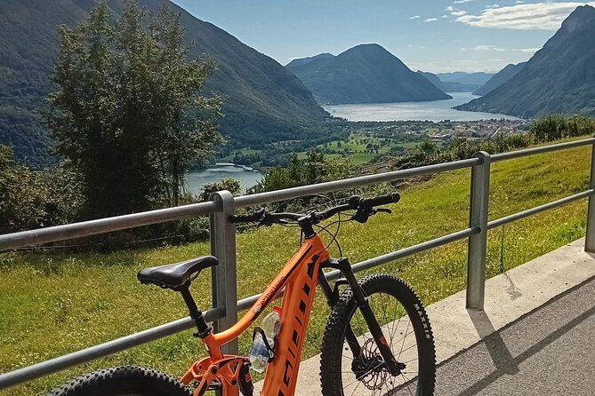 4-hour E-bike Tour of the Piccolo Mondo Antico in Lake Como - Riding from Menaggio toward the inland villages