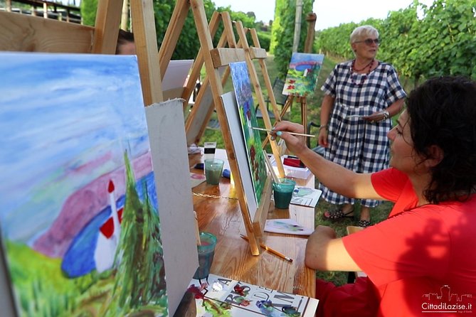 Art Experience with Food and Wine Tasting in Lazise - The winery setting and bad-weather plan