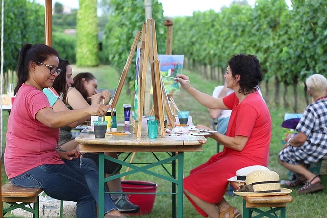 Art Experience with Food and Wine Tasting in Lazise - Wine, cheese, bread, and local salami