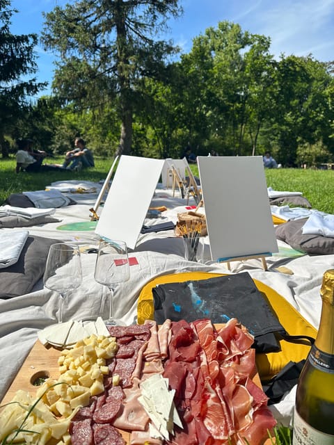 Art in the Park: Paint 'n Sip at Parco Sempione - What happens during the two-hour session