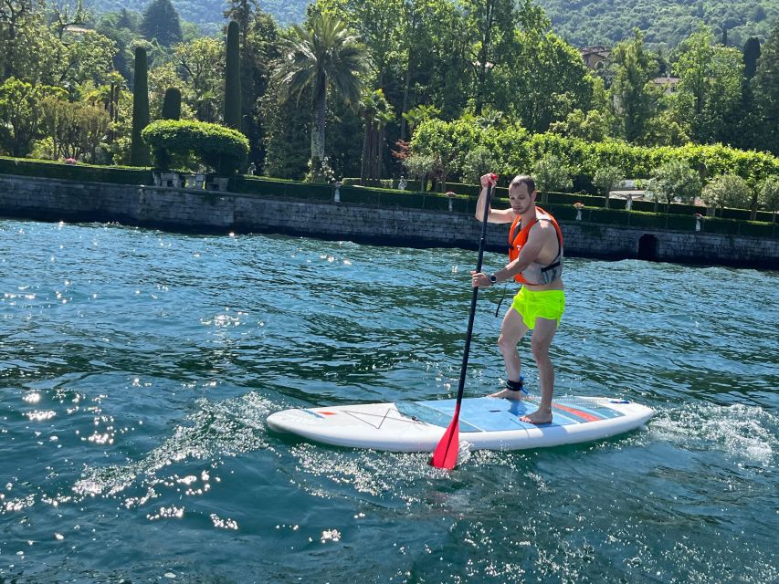 Bellagio Lake Como: Stand up Paddle Rental - South toward villas and secluded beaches