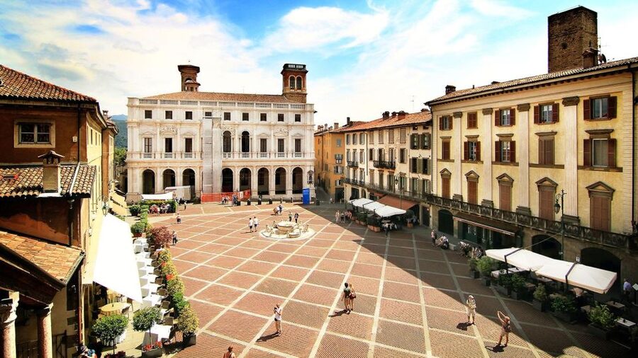 Bergamo Audioguide - TravelMate app for your smartphone - Cathedral, Rocca, and the Castle of San Viglio