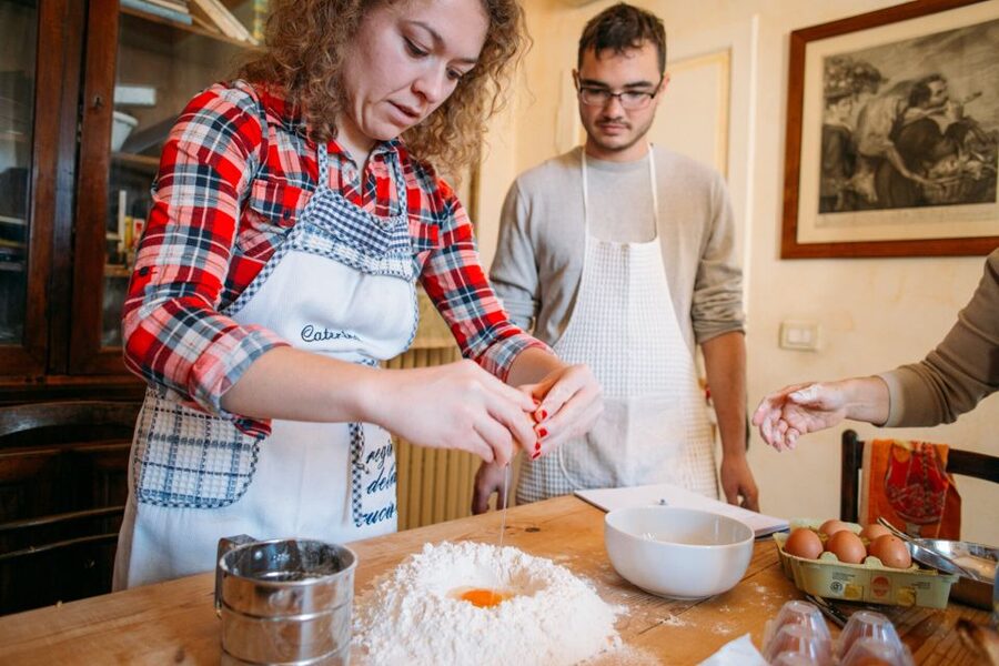Bergamo: Pasta & Tiramisu Cooking Class at a Local's Home - Rolling sfoglia by hand in a local kitchen