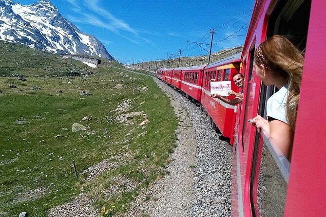 Bernina Red Train, Swiss Alps & St Moritz From Milan - Bernina Red Train tour at a glance