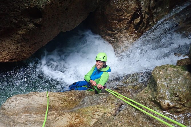 Canyoning "Summerrain" - fullday Canyoning Tour also for beginner - Equipment, photos, snacks, and transport