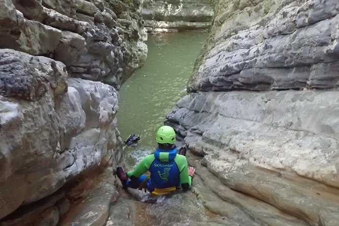 Canyoning "Vione" - advanced Canyoningtour also for sportive beginner - Starting at Piovere di Tignale