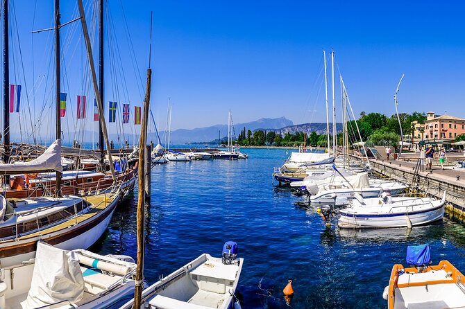 Castles boat tour with Bardolino wine tasting and nibbles - A swim near Villa Canossa