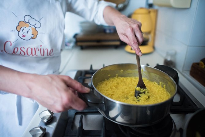 Cesarine: Market Tour & Cooking Class at Local's Home in Milan - Cooking three courses with your Cesarina