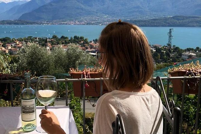 Domaso: Wine Tasting at the Winery on Como Lake - The terrace view is part of the experience