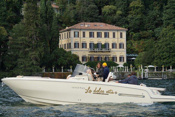 Dreamer tour(1 H) luxury boat aperitif onboard - Mandarin Oriental at Villa Roccabruna