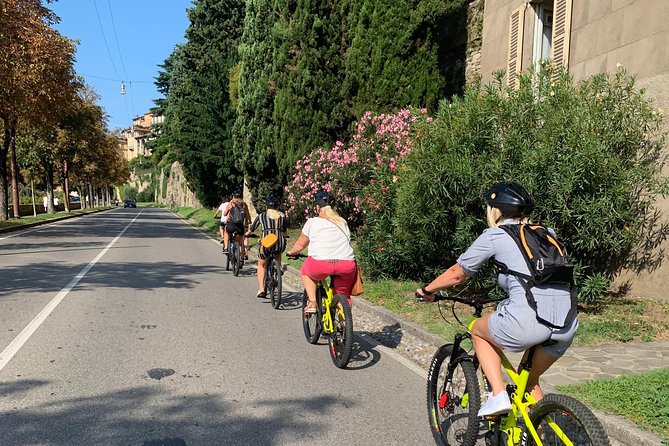 E-bike tour Bergamo - Green hills beyond the old town