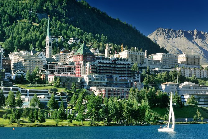 From Lake Como or Milan: Bernina Red Train Tour - St. Moritz offers a polished Alpine pause