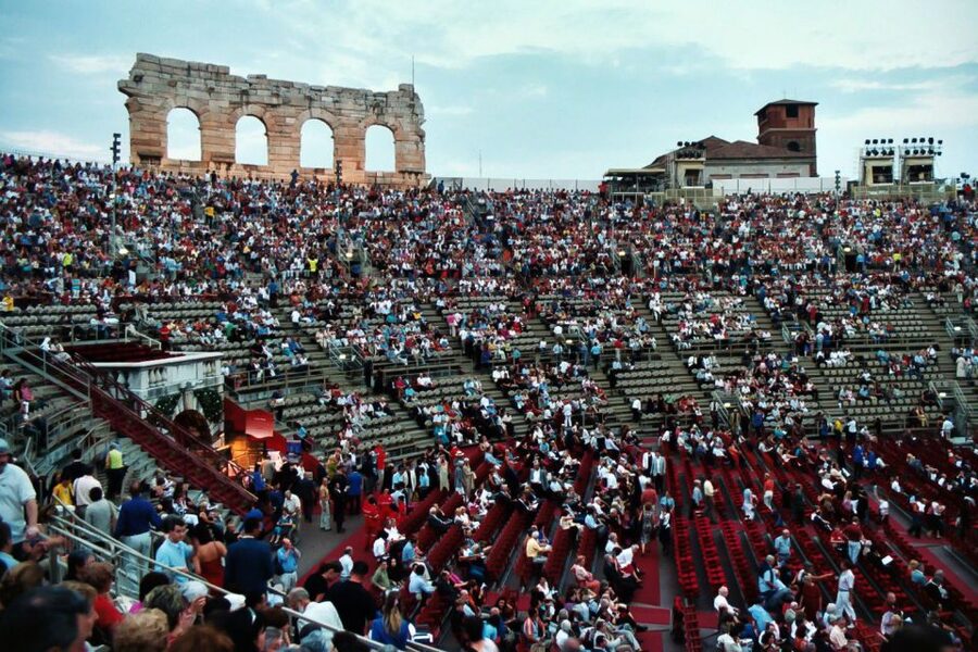 From Lake Garda: Verona Arena Opera Ticket with Transfer - Meeting the guide after the final curtain