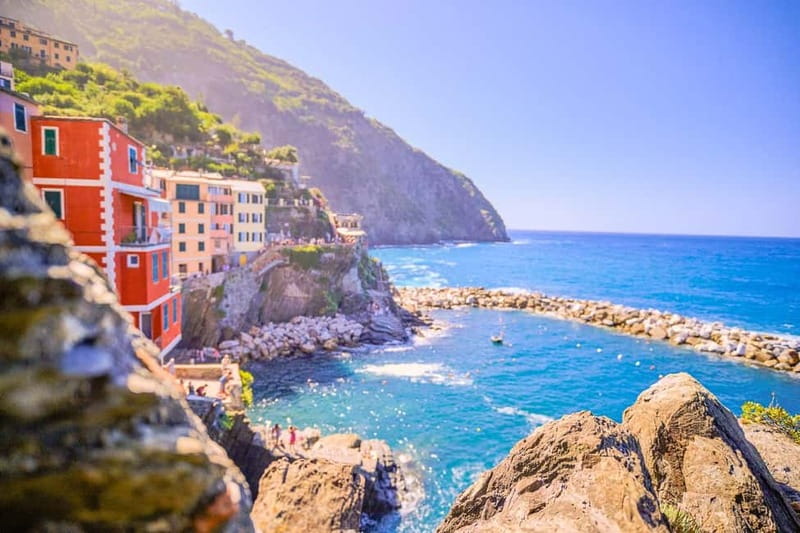 From Milan:Cinque Terre National Park with Limoncino Tasting - Riomaggiore and its steep lanes