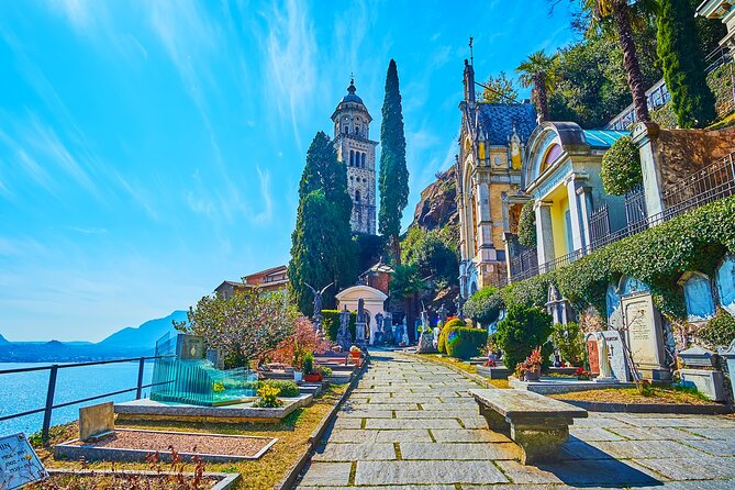 From Milan: Morcote, Bellagio & Lugano in a Private Luxury Van - Four lakeside stops from Milan in one day
