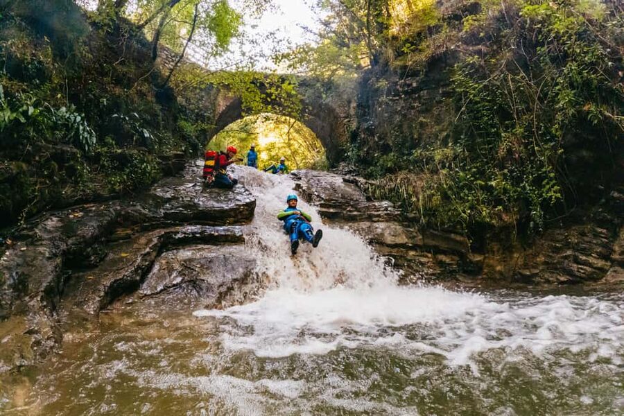 From Tignale, Lake Garda: Beginner-Friendly Canyoning Tour - What the Gumpenfever route is really like