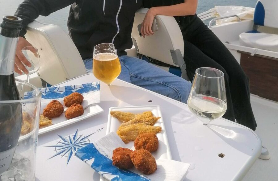 Garda: Private Boat Tour with Wine and Food Tasting - Fish snacks prepared the same morning