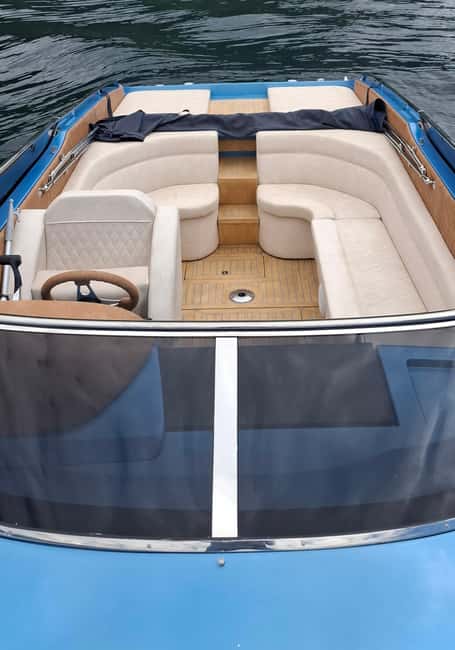 Grand Tour, on luxury speedboat at Lake Como - The first cruise: villas, cliffs, and Nesso waterfall