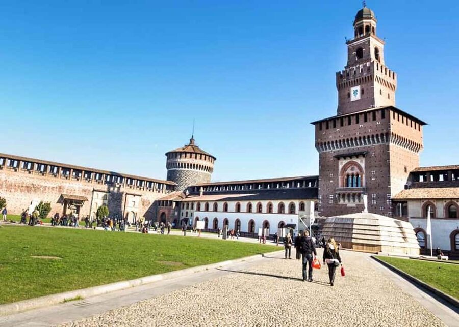 Guided Tour: Discover Sforza Castle and Michelangelo's Art - Courtyards, Interiors, and the Sforza Family
