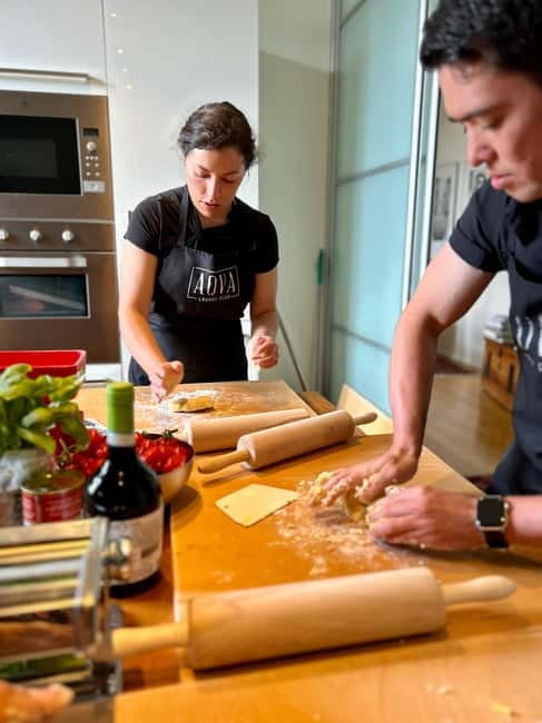 Handmade Pasta & Tiramisu Cooking Class + Stunning Lake View - Meeting Marco and Kevin in a Small Group