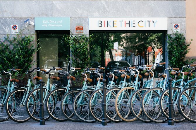 Highlights and hidden gems of Milan Bike Tour - A quick stop at Teatro alla Scala