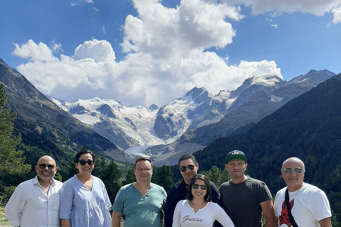 Intimate Small-Group Bernina UNESCO Scenic Train on Swiss Alps - St. Moritz is a short look, not a full visit