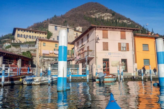 Kayak Trip to Monte Isola, on Iseo lake - A swim break with kayak games