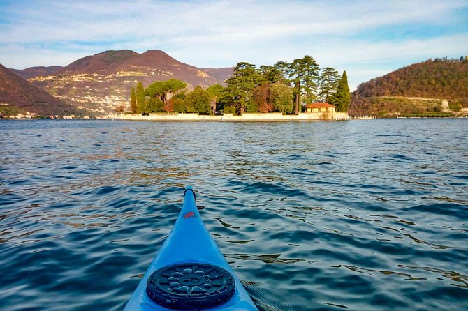 Kayak Trip to Monte Isola, on Iseo lake - Paddling along Monte Isola to Peschiera Maraglio