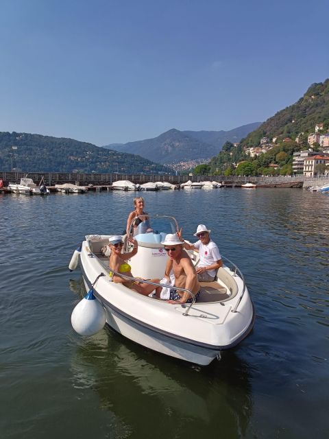 Lake Como: 3-Hour Boat Rental - Villa views from the water