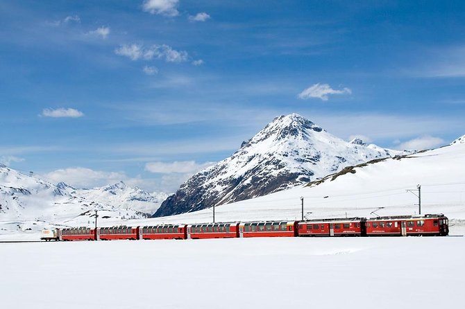 Lake Como cruise, St.Moritz and Bernina Red Train - Three famous places, one very long day