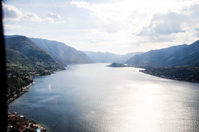 Lake Como Helicopter Tour with Stop for Lunch - Nesso and Argegno, where the lake narrows
