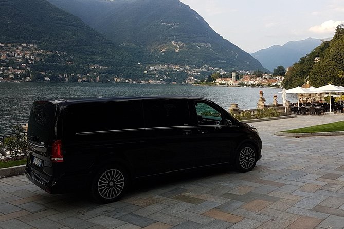 Lake Como-Private Transfer Como-Cernobbio-Moltrasio-Laglio to MXP - What the one-hour ride includes