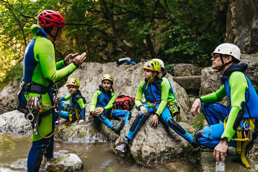 Lake Garda: Family Friendly Canyoning Tour - Practical preparation for parents