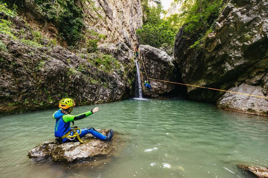 Lake Garda: Family Friendly Canyoning Tour - Meeting in Campione and getting ready