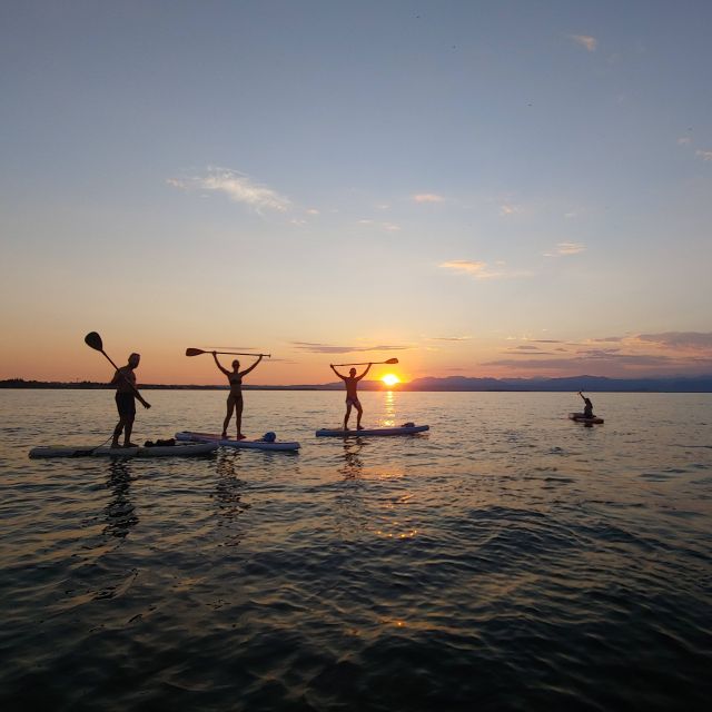 Lake Garda: Stand Up Paddleboard Experience with Dry Bag - Why sunset is the right time to paddle Lake Garda
