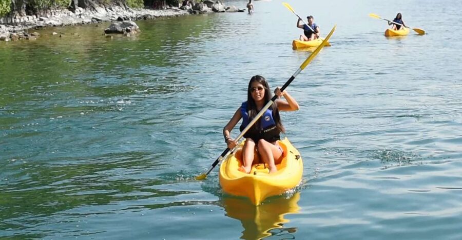 Lake Iseo: Baia del Bogn Kayak Tour - Key points at a glance