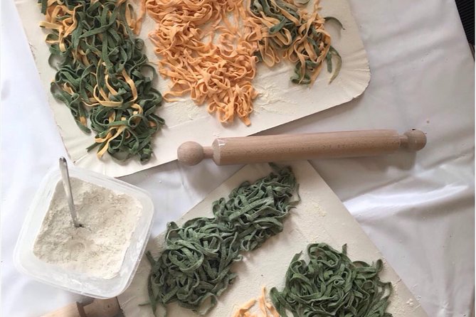 Learn How to Make Homemade Pasta. Como Area - Sitting down to eat what you made