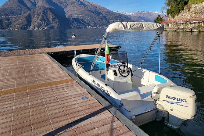 License Free Boat Rental 40hp - Lake Como - The boat ride itself: easy, quick, and exposed to conditions