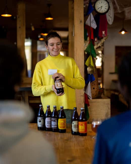 Livigno Brewery Tour and Tasting with an Expert - Entering the cellar where the beer matures