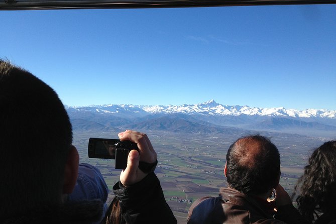 Lombardy Hot Air Balloon Flight Milan - Landing and the sparkling wine toast