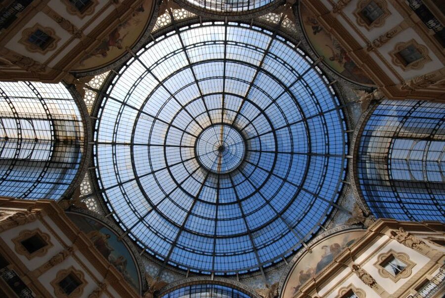 Milan by Night 2-Hour Walking Tour - The Vittorio Emanuele Gallery after dark