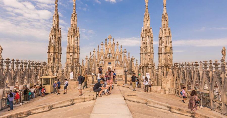 Milan: Cathedral Rooftop Tour - Taking the Elevator to the Rooftop