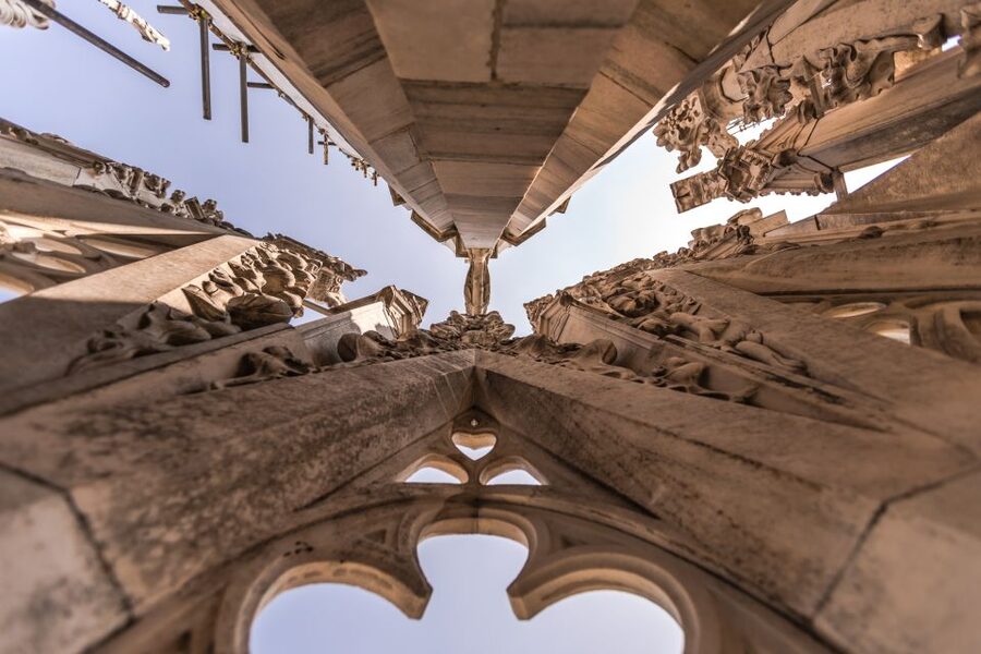 Milan: Cathedral Rooftop Tour - The Golden Virgin Mary at the Highest Level