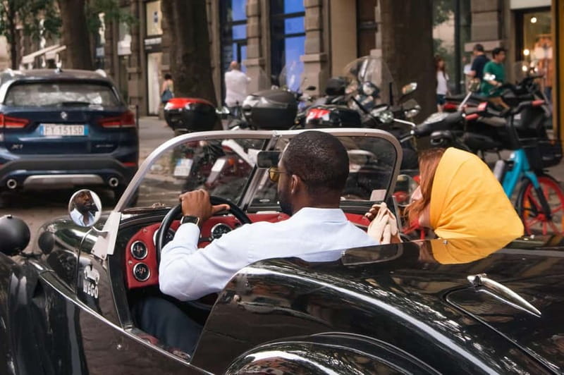 Milan: City Highlights Private Tour by Vintage Car - Piazza Venticinque Aprile and the modern face of Milan