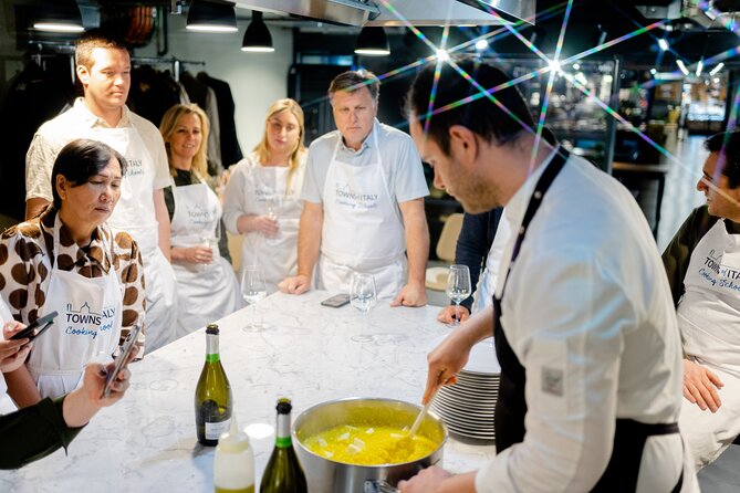 Milan Culinary Experience: Pasta & Gelato or Tiramisù Class - Eating what the group prepares
